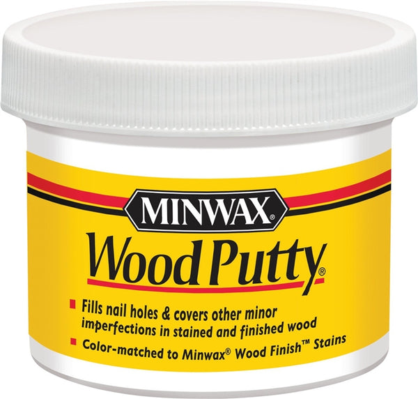 Minwax 13616000 Wood Putty, Liquid, White, 3.75 oz Jar