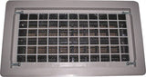 Bestvents 315CGR Foundation Vent, 62 sq-in Net Free Ventilating Area, Mesh Grill, Thermoplastic, Gray