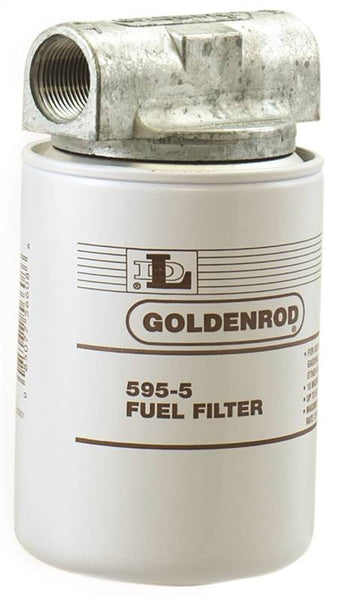 DL Goldenrod 595 Fuel Filter, 1 in Connection, NPT, 25 gpm