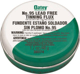 Oatey 30374 Tinning Flux, 1.7 oz, Paste, Yellow