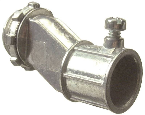 Halex 03707B Conduit Chase Nipple, 3/4 in, Zinc