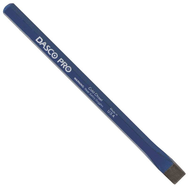 DASCO PRO 413-0 Cold Chisel, 7/8 in Tip, 7-1/2 in OAL, HCS Blade