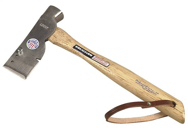 Vaughan SH Shingling Hatchet, 2-1/8 in Cutting Edge, 14 oz Head, Steel Head, Wood Handle, 13 in OAL