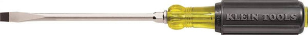KLEIN TOOLS 602-6 Screwdriver, 5/16 in Drive, Keystone Drive, 10-15/16 in OAL, 6 in L Shank, Rubber Handle