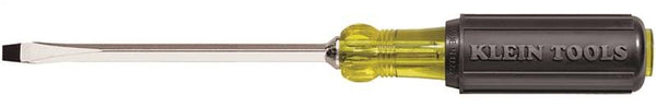 KLEIN TOOLS 600-6 Screwdriver, 5/16 in Drive, Keystone Drive, 10-15/16 in OAL, 6 in L Shank, Rubber Handle