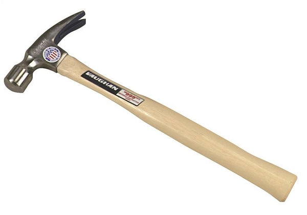 Vaughan 707M Hammer, 32 oz Head, Rip Framing, Straight Claw, Milled Head, Steel Head, 18 in OAL