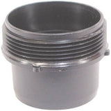 US Hardware RV-331B Hose Adapter, 3 in ID, Male Thread x Hose, ABS, Black