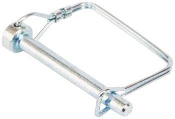 US Hardware RV-867C Pin Coupler Lock, Steel, Silver Zinc