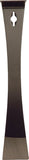 HYDE 45600 Pry Bar, 9-1/2 in L, Ground Tip, HCS, 2 in W