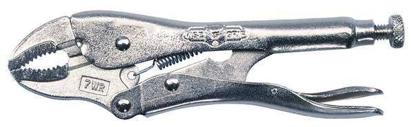 IRWIN Original Series 0702L3 Locking Plier, 7 in OAL, 1-1/2 in Jaw Opening, Plain-Grip Handle, 3/8 in W Jaw