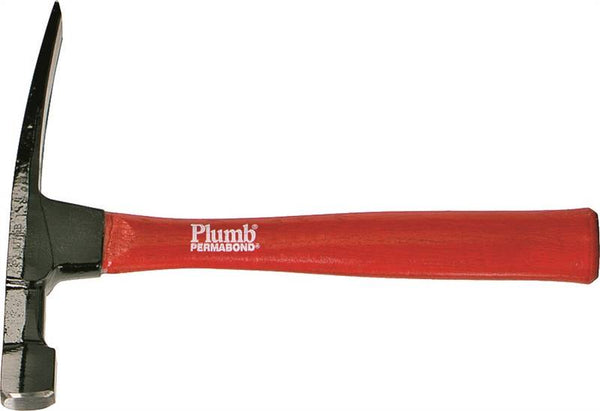 Plumb 11491P Brick Hammer, 24 oz Head, Forged Head, 11 in OAL