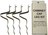 SHELTER SCLK Chimney Leg Kit, Heavy-Duty, Stainless Steel