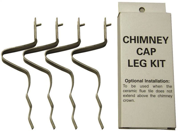 SHELTER SCLK Chimney Leg Kit, Heavy-Duty, Stainless Steel