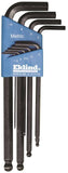 Eklind 13609 Hex Key Set, 9-Piece, Steel, Black