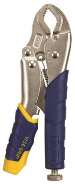 IRWIN Fast Release Series IRHT82574 Locking Plier, 7 in OAL, 1-1/2 in Jaw Opening, Ergonomic Handle, 3/8 in W Jaw