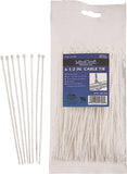 ProSource CV165-1003L Cable Tie, 39 mm Max Bundle Dia, Self-Lock Locking, Nylon, Clear