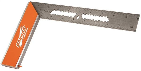 Swanson SAVAGE Series SVR149 Tri Square, Aluminum/Stainless Steel, 9 in L