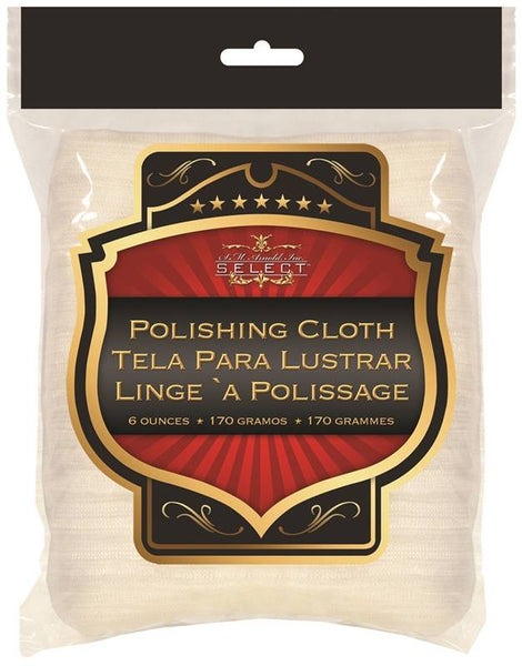 SM ARNOLD 85-710 Polishing Cloth, 6 oz, Polyester, Natural