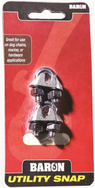 BARON C-260-3/16 Wire Rope Clip, Malleable Iron