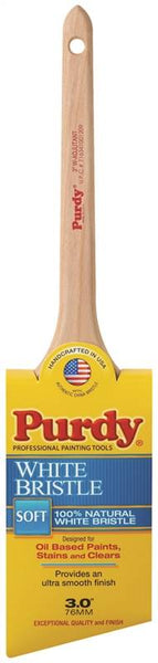 Purdy White Bristle Adjutant 024430 Trim Brush, China Bristle, Rat Tail Handle