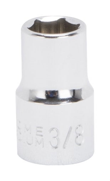 Vulcan MT64933403L Drive Socket, 3-8 in Socket, 3-8 in Drive, 6 -Point, Vanadium Steel, Chrome