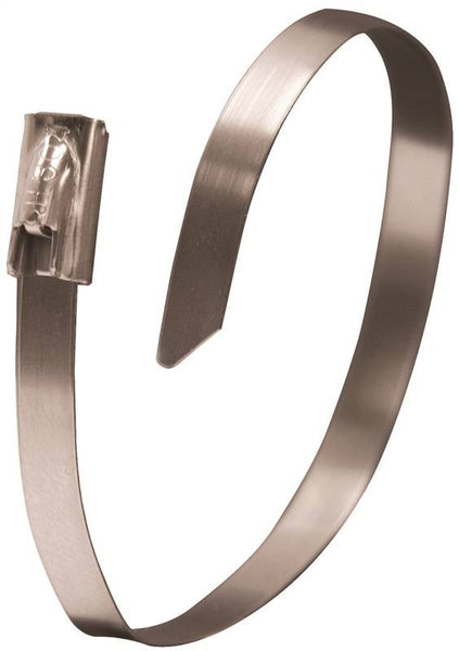 GB 45-306SS Cable Tie, 304 Stainless Steel, Silver