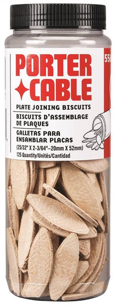 PORTER-CABLE 5561 Joining Biscuit, #10, Beechwood, Brown