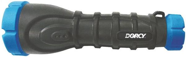 Dorcy 41-2958 Flashlight, AAA Battery, LED Lamp, 110 Lumens, 100 m Beam Distance, 18 hr Run Time, Blue/Red/Yellow