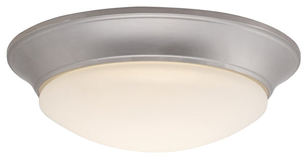 Boston Harbor CL502-AC 14" LED Flush Mount Ceiling Fixture, 120 V, LED Lamp, Brushed Nickel Fixture