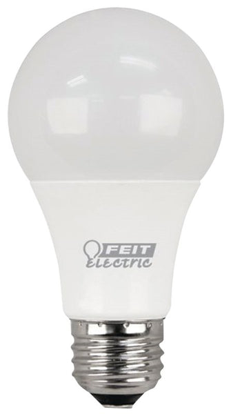 Feit Electric A800/827/10KLED/4 LED Lamp, General Purpose, A19 Lamp, 60 W Equivalent, E26 Lamp Base, Soft White Light