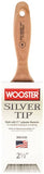 WOOSTER 5222-2-1/2 Paint Brush, 2-1/2 in W, 2-15/16 in L Bristle, Polyester Bristle, Varnish Handle