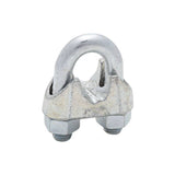 National Hardware 3230BC Series N248-328 Wire Cable Clamp, 1/2 in Dia Cable, 1 in L, Malleable Iron, Zinc