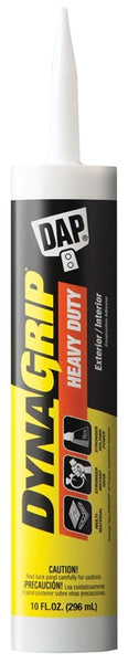 DAP DYNAGRIP 27509 Construction Adhesive, Off-White, 10 oz Cartridge