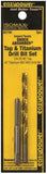 EAZYPOWER 82736 Tap and Drill Set, Titanium