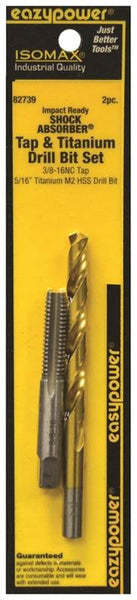 EAZYPOWER 82739 Tap and Drill Set, Titanium