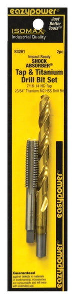 EAZYPOWER 83261 Tap and Drill Set, Titanium