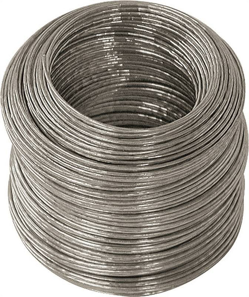 HILLMAN 50134 Utility Wire, 175 ft L, 20 Gauge, Galvanized Steel