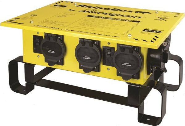 Arrow Hart Rhino Box RB300ME GFCI Power Center, 50 A, 120/240 V