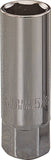 Vulcan MT6496798 Drive Socket, 5/8 in Socket, 3/8 in Drive, 6-Point, Chrome Vanadium Steel, Chrome