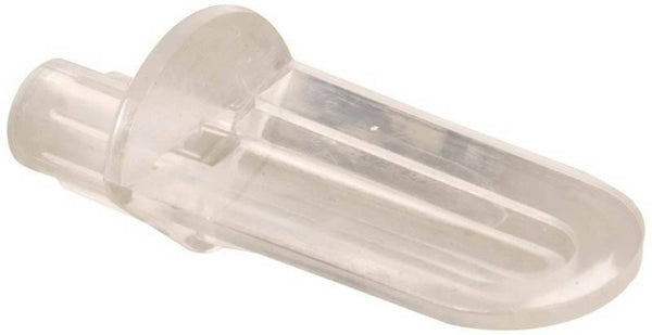 Prime-Line U 9256 Shelf Support Peg 5 lb, Plastic, Clear, Wall Mounting
