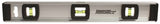 Johnson 1300-1800 I-Beam Level with Rule, 18 in L, 3-Vial, Non-Magnetic, Aluminum, Silver