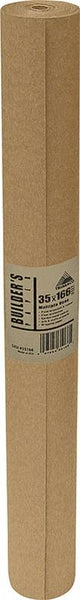 Trimaco 35166-20 Floor Paper, 166 ft L, 35 in W, Kraft Paper, Floor Mounting