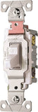 Eaton Wiring Devices CS320W Toggle Switch, 20 A, 120/277 V, 3 -Position, Lead Wire Terminal, Nylon Housing Material