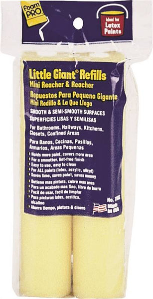 FOAMPRO 75RS Trimmer Refill, 3/8 in Thick Nap, 6 in L, Foam Cover