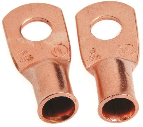 Forney 60091 Cable Lug, #6 Wire, Copper