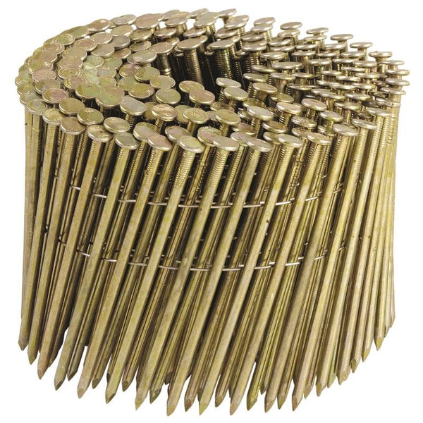 Bostitch C12P120DG Framing Nail, 3-1/4 in L, 11 Gauge, Steel, Thickcoat, Round Head, Smooth Shank