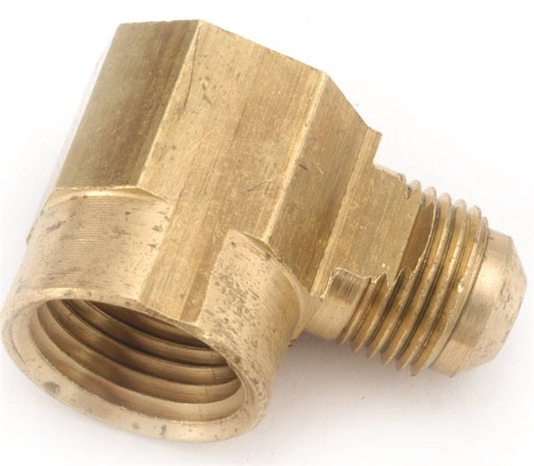 Anderson Metals 754050-1012 Tube Elbow, 5/8 x 3/4 in, 90 deg Angle, Brass, 650 psi Pressure