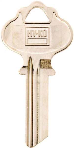 HY-KO 11010IN2 Key Blank, Brass, Nickel, For: ILCO Vehicle Locks