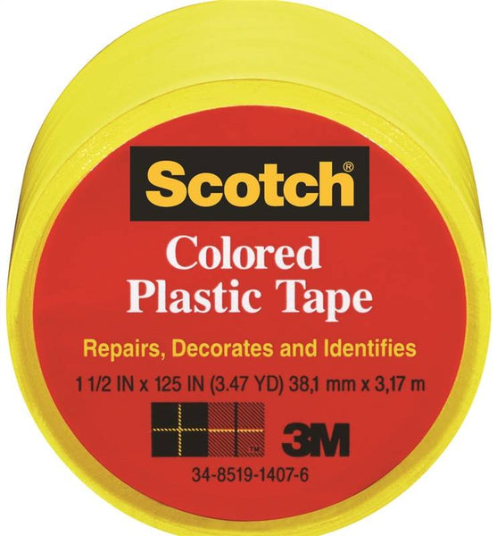 Tape Plastic Yel 1-1/2x125in