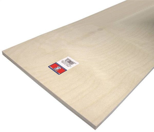 MIDWEST PRODUCTS 5336 Craft Plywood, 24 in L, 12 in W